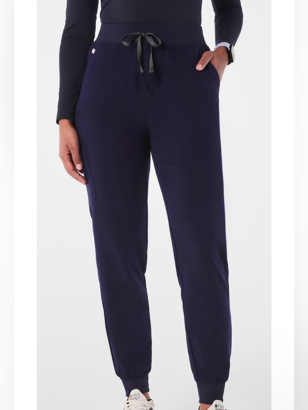 Figs Women's Navy Drawstring Joggers